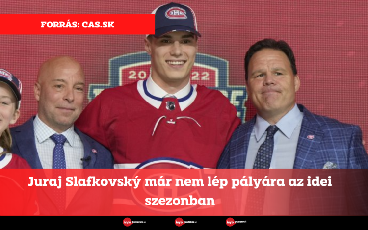 Juraj Slafkovský már nem lép pályára az idei szezonban