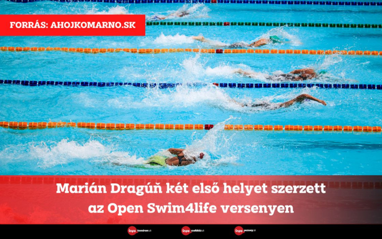 Marián Dragúň két első helyet szerzett az Open Swim4life versenyen