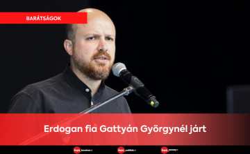 Erdogan fia Gattyán Györgynél járt