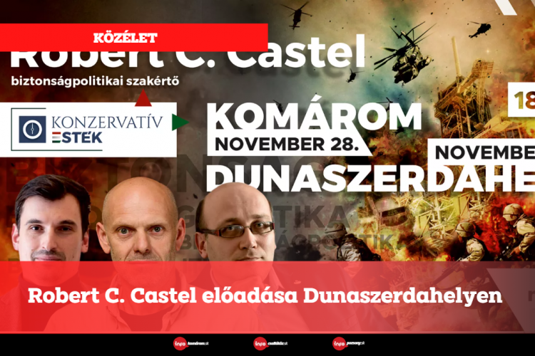 Robert C. Castel előadása Dunaszerdahelyen 
