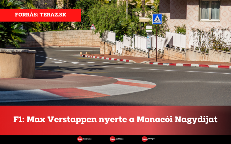 F1: Max Verstappen nyerte a Monacói Nagydíjat
