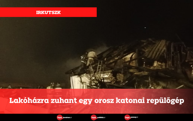 Lakóházra zuhant egy orosz katonai repülőgép