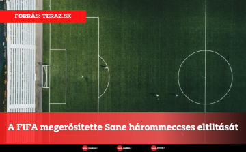 A FIFA megerősítette Sane hárommeccses eltiltását