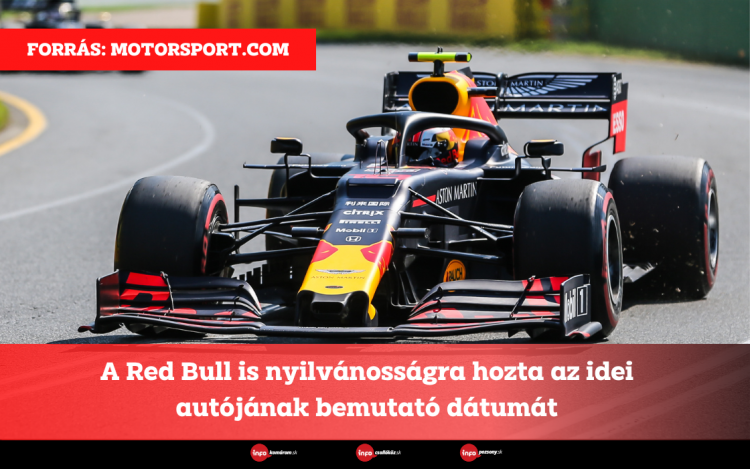 A Red Bull is nyilvánosságra hozta az idei autójának bemutató dátumát