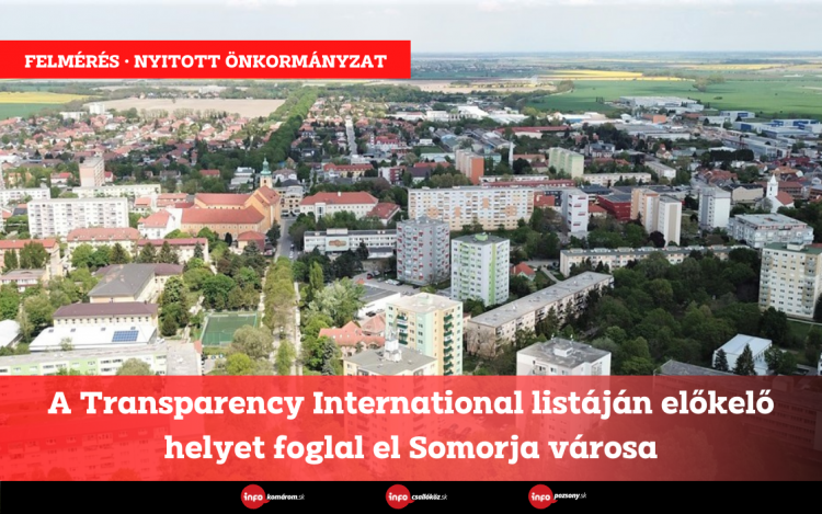 A Transparency International listáján előkelő helyet foglal el Somorja városa