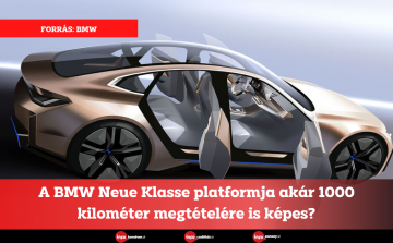 A BMW Neue Klasse platformja akár 1000 kilométer megtételére is képes?