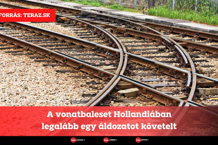 A vonatbaleset Hollandiában legalább egy áldozatot követelt