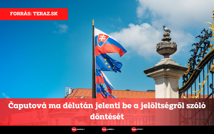 Čaputová ma délután jelenti be a jelöltségről szóló döntését