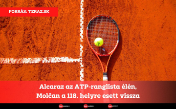 Alcaraz az ATP-ranglista élén, Molčan a 118. helyre esett vissza