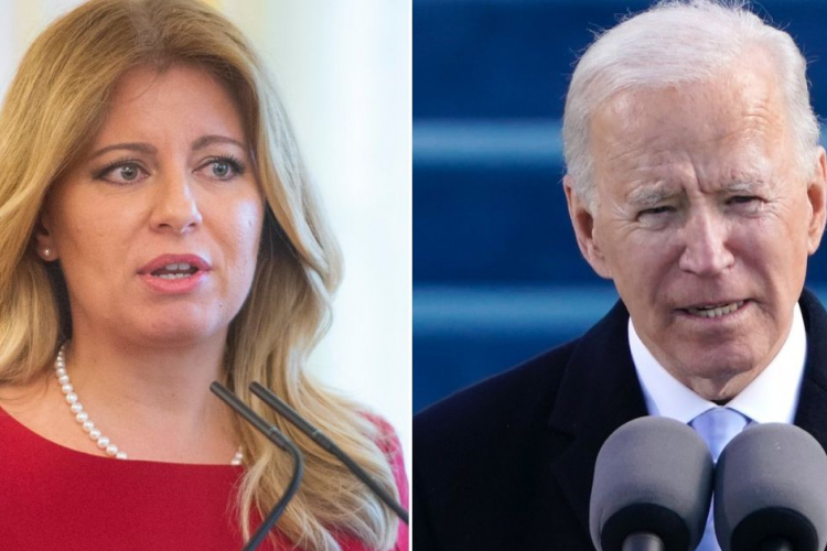 Zuzana Čaputová szlovákiai látogatásra hívta Joe Biden amerikai elnököt