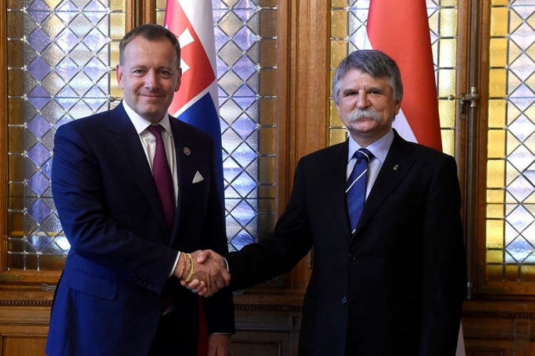 Boris Kollárt fogadta a magyar házelnök 
