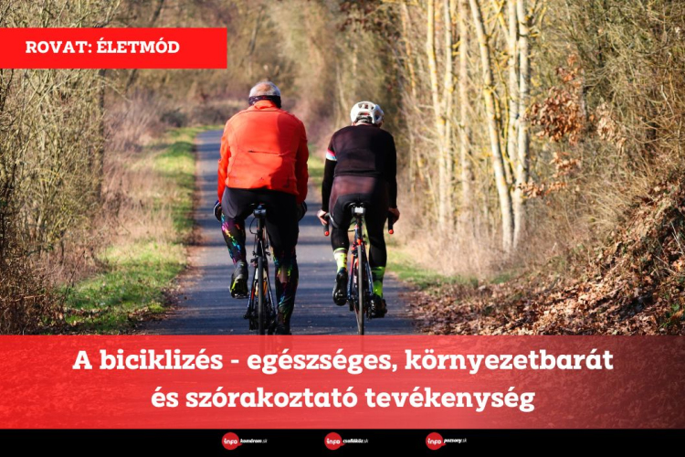A biciklizés - egészséges, környezetbarát és szórakoztató tevékenység