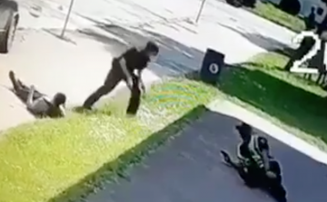 Videón a ruttkai támadó harca a rendőrökkel 