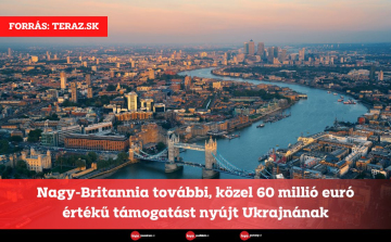 Nagy-Britannia további, közel 60 millió euró értékű támogatást nyújt Ukrajnának