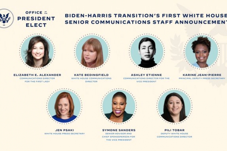 USA: Biden kommunikációs csapatát kizárólag nők fogják alkotni 