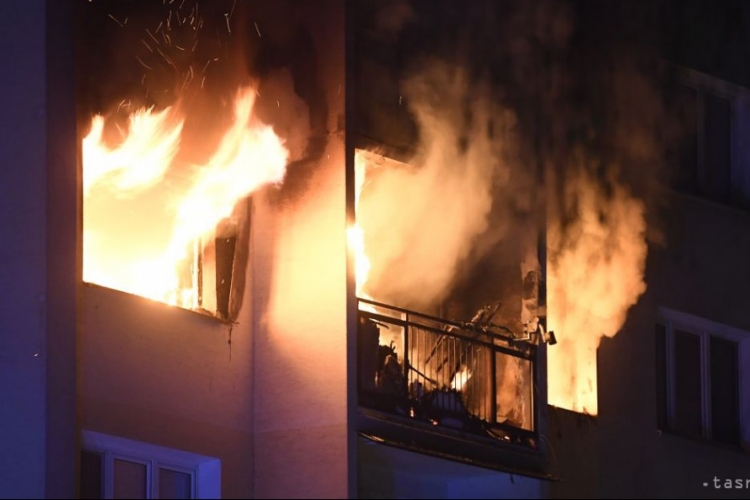 Tűz ütött ki egy pozsonyi lakásban, egy férfi életét vesztette