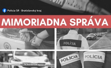 Késsel felfegyverkezett férfit fogtak el a rendőrök Pozsony belvárosban