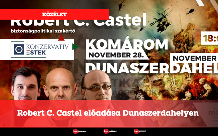 Robert C. Castel előadása Dunaszerdahelyen 
