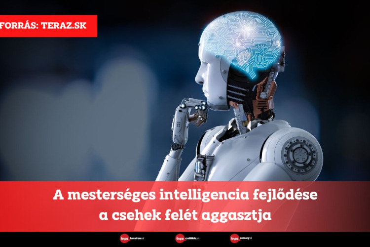 A mesterséges intelligencia fejlődése a csehek felét aggasztja